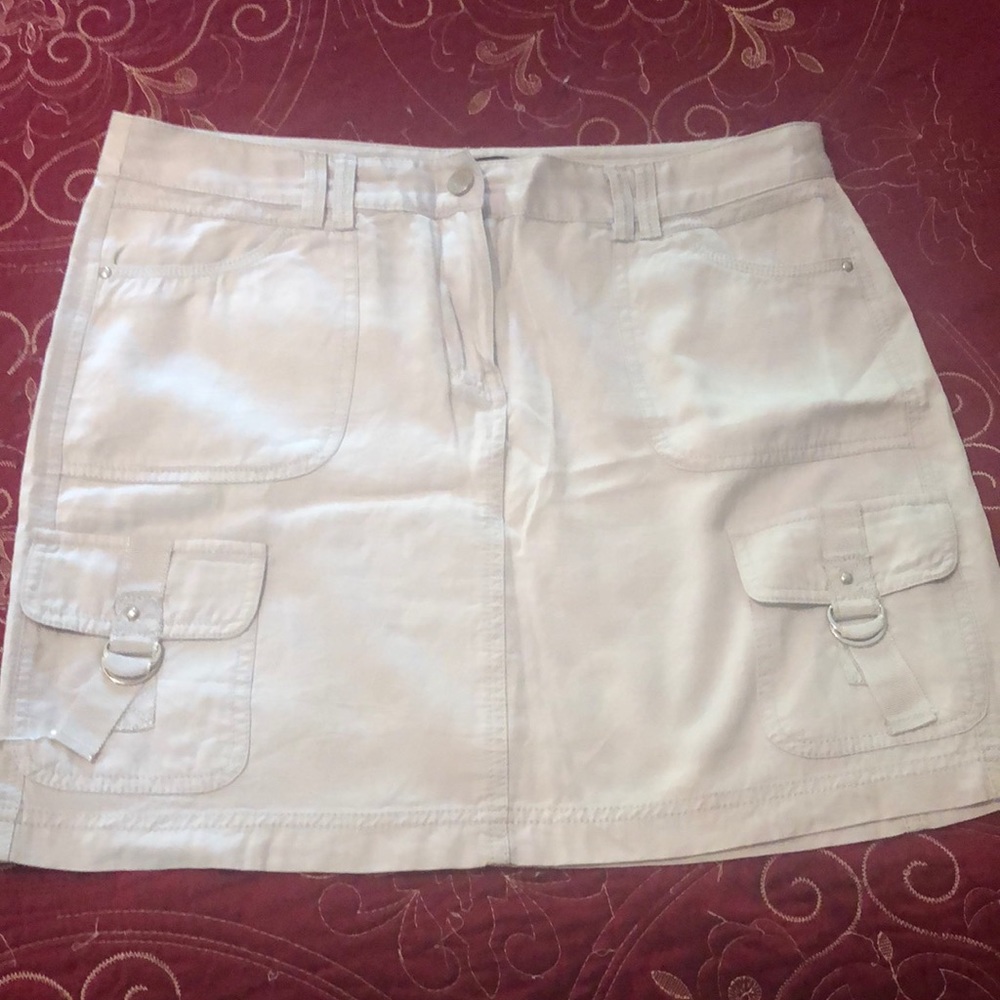 Shirt silver skirt size 10